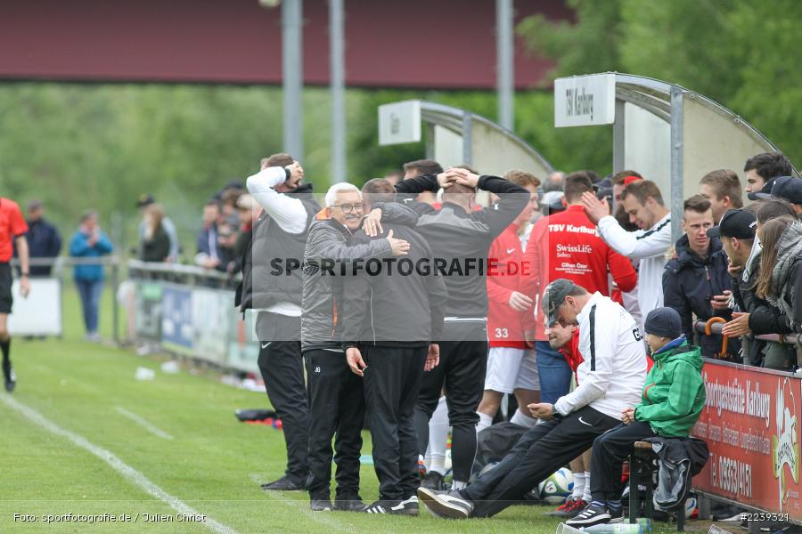 Jürgen Gold, Patrick Sträßer, Bayernliga Nord, Aufstieg TSV Karlburg, Landesliga Nordwest, 11.05.2019, SV Euerbach/Kützberg, TSV Karlburg - Bild-ID: 2239321