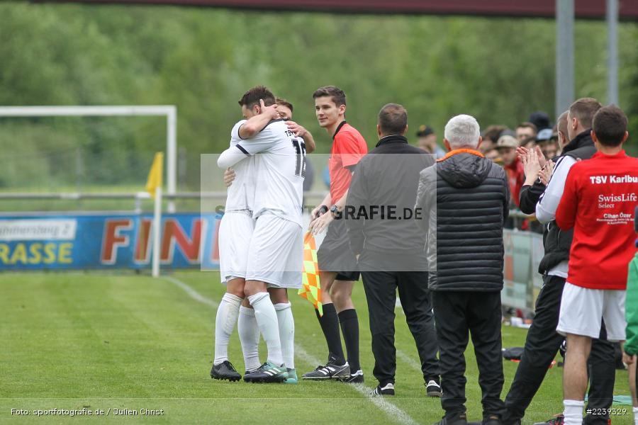 Tobias Wießmann, Manuel Römlein, Bayernliga Nord, Aufstieg TSV Karlburg, Landesliga Nordwest, 11.05.2019, SV Euerbach/Kützberg, TSV Karlburg - Bild-ID: 2239329 Tobias Wießmann, Manuel Römlein, Bayernliga Nord, Aufstieg TSV Karlburg, Landesliga Nordwest, 11.05.2019, SV Euerbach/Kützberg, TSV Karlburg - Bild-ID: 2239329