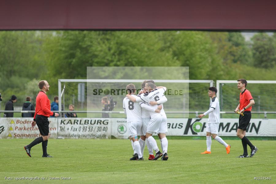 Andreas Rösch, Marcel Frank, Bayernliga Nord, Aufstieg TSV Karlburg, Landesliga Nordwest, 11.05.2019, SV Euerbach/Kützberg, TSV Karlburg - Bild-ID: 2239342