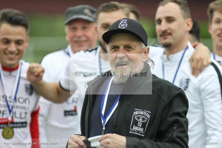 Ehrenfan Hansi, Bayernliga Nord, Aufstieg TSV Karlburg, Landesliga Nordwest, 11.05.2019, SV Euerbach/Kützberg, TSV Karlburg - Bild-ID: 2239390