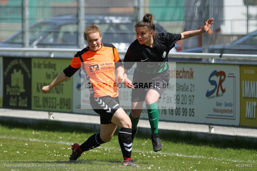 Hümeyra Cirakoglu, Juliane Stinzendörfer, 12.05.2019, Bezirksliga Frauen 01, SC Würzburg Heuchelhof 3, FV Karlstadt - Bild-ID: 2239432