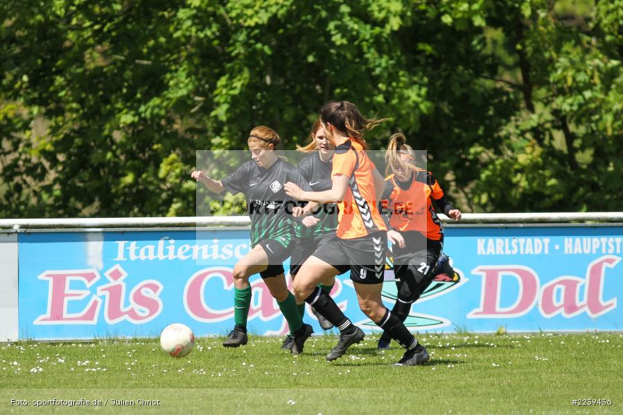 Laura Issing, Judith Seitz, Alisa Saile, Pia Gehrsitz, 12.05.2019, Bezirksliga Frauen 01, SC Würzburg Heuchelhof 3, FV Karlstadt - Bild-ID: 2239436