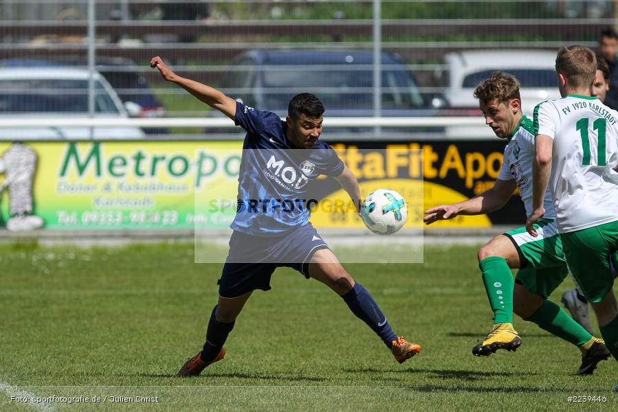 Timo Rützel, Christian Weber, 12.05.2019, Bezirksliga Unterfranken, BSC Aschaffenburg-Schweinheim, FV Karlstadt - Bild-ID: 2239446 Timo Rützel, Christian Weber, 12.05.2019, Bezirksliga Unterfranken, BSC Aschaffenburg-Schweinheim, FV Karlstadt - Bild-ID: 2239446