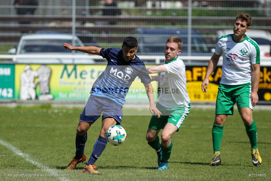Tim Hofbauer, Timo Rützel, Christian Weber, 12.05.2019, Bezirksliga Unterfranken, BSC Aschaffenburg-Schweinheim, FV Karlstadt - Bild-ID: 2239450