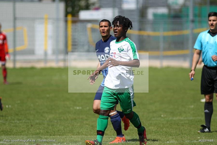 Sanusie Bah, 12.05.2019, Bezirksliga Unterfranken, BSC Aschaffenburg-Schweinheim, FV Karlstadt - Bild-ID: 2239488 Sanusie Bah, 12.05.2019, Bezirksliga Unterfranken, BSC Aschaffenburg-Schweinheim, FV Karlstadt - Bild-ID: 2239488