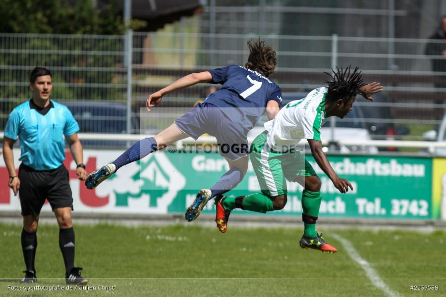 Jakob Stürmer, Sanusie Bah, 12.05.2019, Bezirksliga Unterfranken, BSC Aschaffenburg-Schweinheim, FV Karlstadt - Bild-ID: 2239538 Jakob Stürmer, Sanusie Bah, 12.05.2019, Bezirksliga Unterfranken, BSC Aschaffenburg-Schweinheim, FV Karlstadt - Bild-ID: 2239538