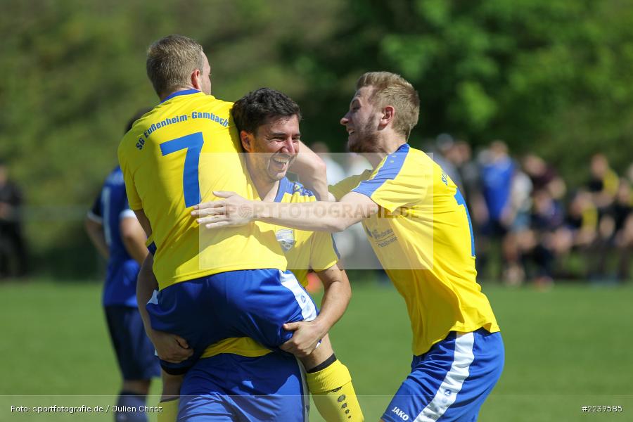 Jan-Phillip Hamm, Daniel Stemig, Raffael Pfaff, A-Klasse Würzburg, 19.05.2019, FV Maintal, SG Eußenheim-Gambach - Bild-ID: 2239585