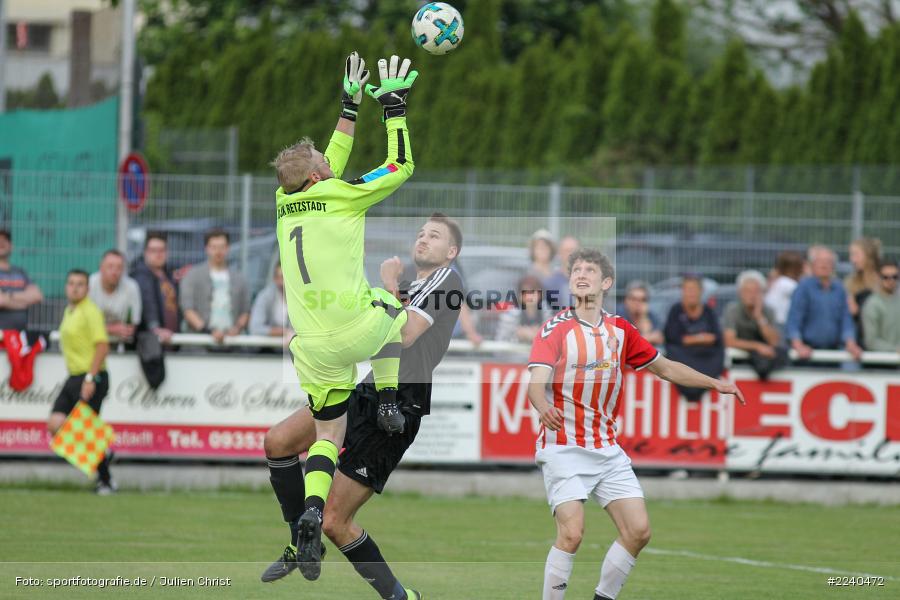 Sven Burghart, Jonathan Raufer, 24.05.2019, Kreisliga Würzburg, Relegation, FV Stetten-Binsfeld-Müdesheim, DJK Retzstadt - Bild-ID: 2240472