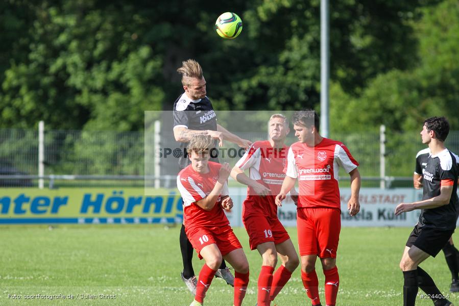 Marvin Schramm, Jonas Ritter, Matthias Helfrich, 23.06.2019, Landesfreundschaftsspiele, SpVgg Hösbach-Bahnhof, TSV Karlburg - Bild-ID: 2244064