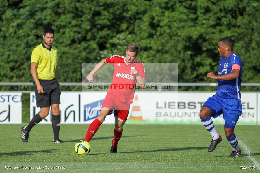 Martin Eck, David Machau, 24.06.2019, Landesfreundschaftsspiele, ASV Rimpar, TSV Karlburg - Bild-ID: 2244119