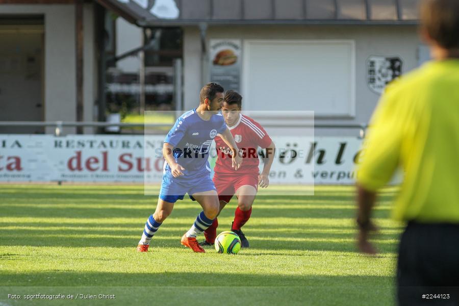 Johan Brahimi, Michael Wolff, 24.06.2019, Landesfreundschaftsspiele, ASV Rimpar, TSV Karlburg - Bild-ID: 2244123
