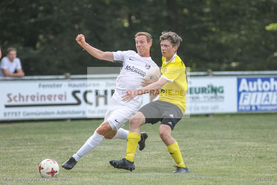 Lukas Graser, Sebastian Fries, Sportfest Adelsberg, 07.07.2019, Landesfreundschaftsspiele, FC Thulba, TSV Karlburg - Bild-ID: 2245755