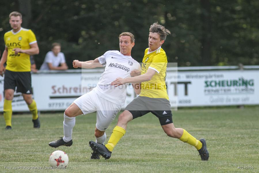 Lukas Graser, Sebastian Fries, Sportfest Adelsberg, 07.07.2019, Landesfreundschaftsspiele, FC Thulba, TSV Karlburg - Bild-ID: 2245756