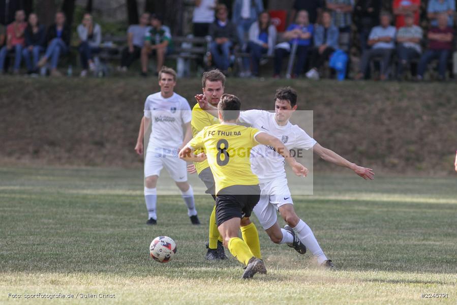 Victor Kleinhenz, Cedric Fenske, Sportfest Adelsberg, 07.07.2019, Landesfreundschaftsspiele, FC Thulba, TSV Karlburg - Bild-ID: 2245791