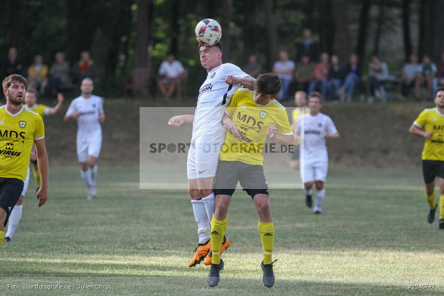 Lukas Graser, Pascal Jeni, Sportfest Adelsberg, 07.07.2019, Landesfreundschaftsspiele, FC Thulba, TSV Karlburg - Bild-ID: 2245797