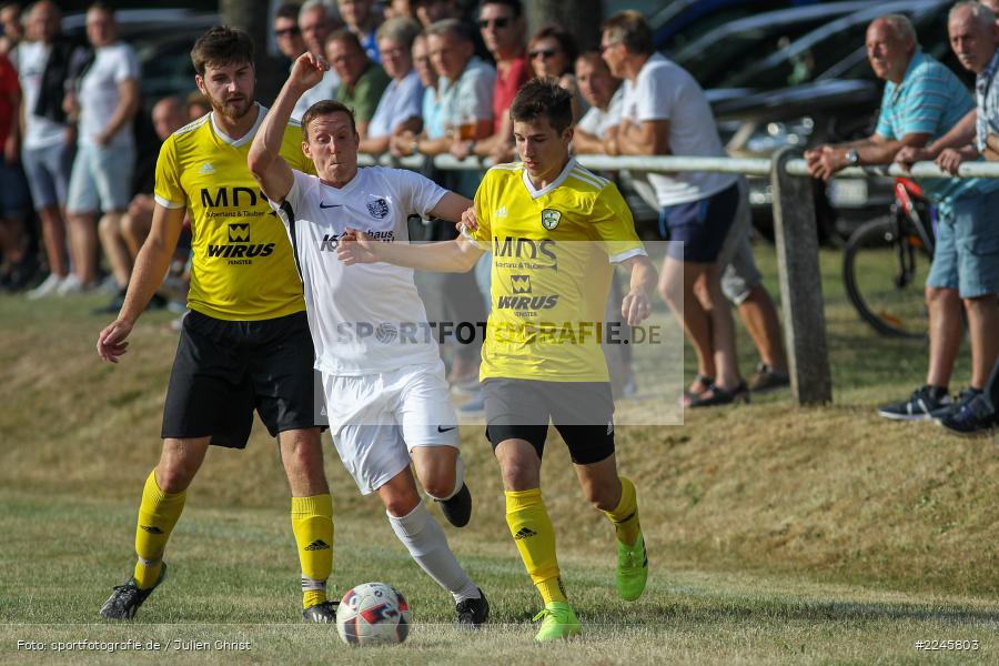 David Büchner, Rene Leurer, Sebastian Fries, Sportfest Adelsberg, 07.07.2019, Landesfreundschaftsspiele, FC Thulba, TSV Karlburg - Bild-ID: 2245803