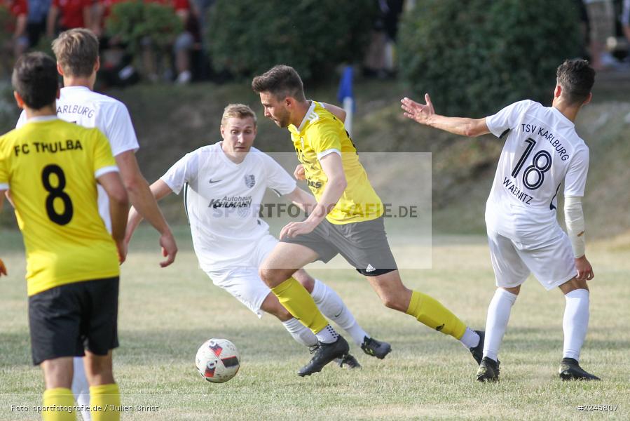 Marco Schiebel, Fabio Reuß, Sportfest Adelsberg, 07.07.2019, Landesfreundschaftsspiele, FC Thulba, TSV Karlburg - Bild-ID: 2245807