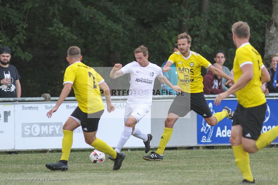 Maximilian Gah, Florian Heim, Sebastian Fries, Sportfest Adelsberg, 07.07.2019, Landesfreundschaftsspiele, FC Thulba, TSV Karlburg - Bild-ID: 2245808