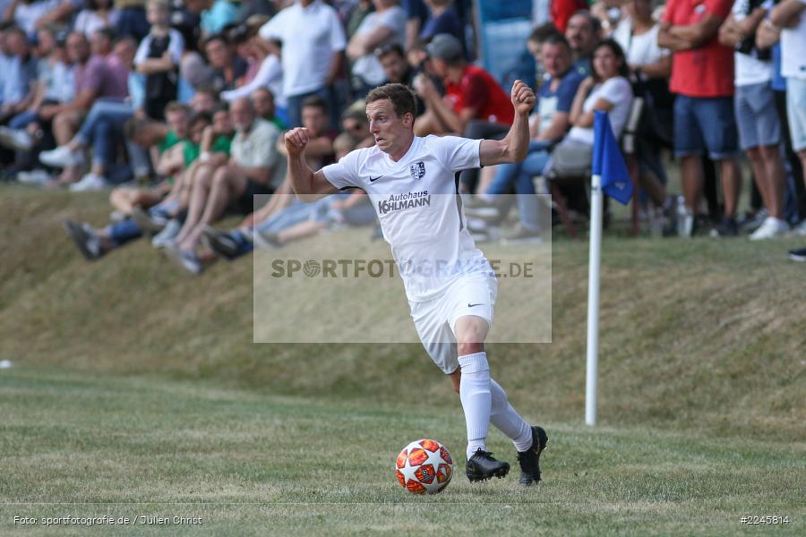 Sebastian Fries, Sportfest Adelsberg, 07.07.2019, Landesfreundschaftsspiele, FC Thulba, TSV Karlburg - Bild-ID: 2245814
