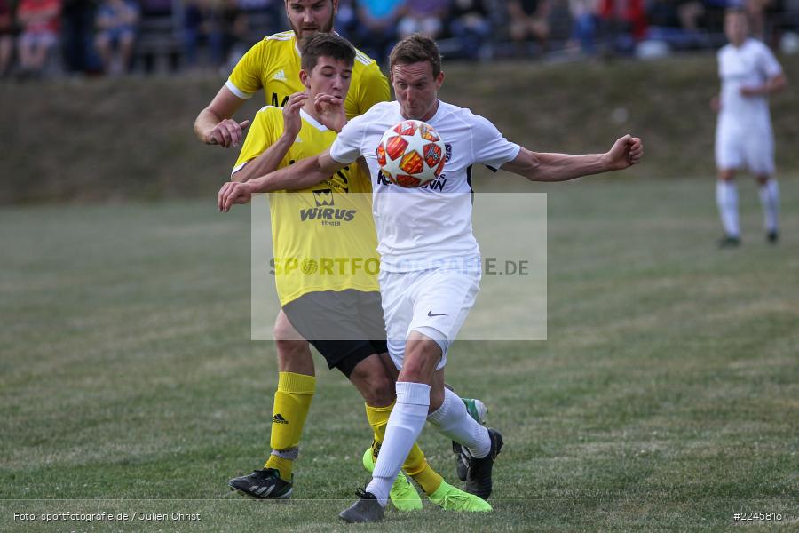 David Büchner, Sebastian Fries, Sportfest Adelsberg, 07.07.2019, Landesfreundschaftsspiele, FC Thulba, TSV Karlburg - Bild-ID: 2245816