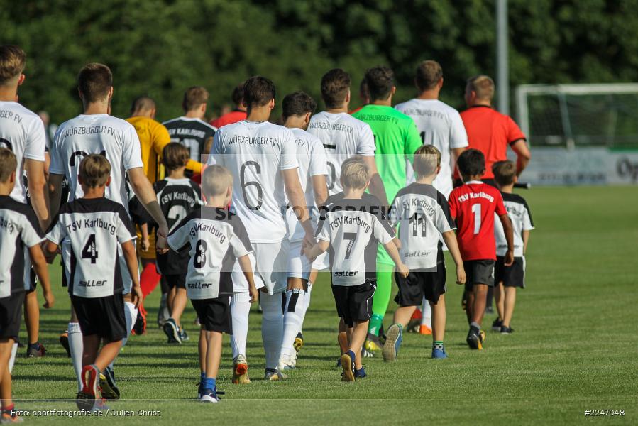 Einlaufkinder, 17.07.2019, Bayernliga Nord, Würzburger FV, TSV Karlburg - Bild-ID: 2247048