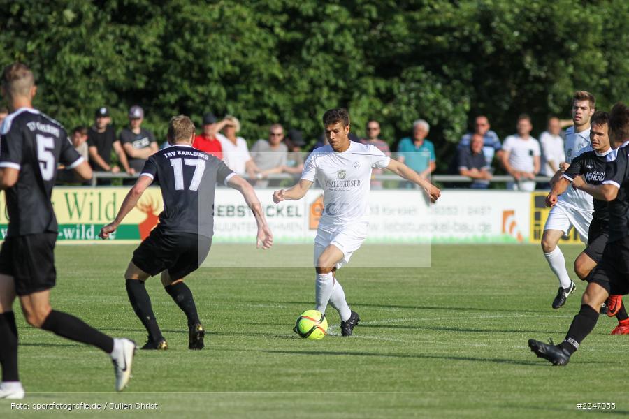 Felix Eberhardt, Marco Schiebel, 17.07.2019, Bayernliga Nord, Würzburger FV, TSV Karlburg - Bild-ID: 2247055