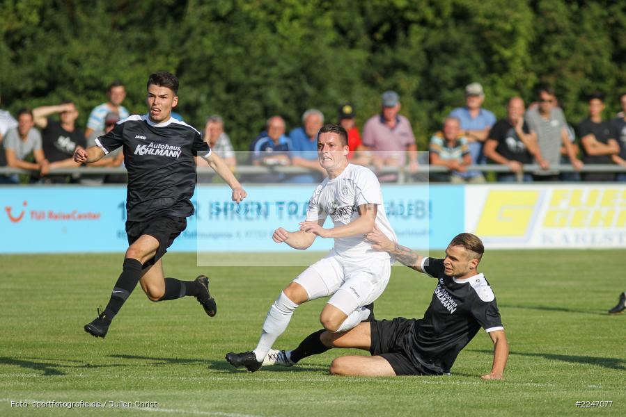 Marvin Schramm, Dennie Michel, 17.07.2019, Bayernliga Nord, Würzburger FV, TSV Karlburg - Bild-ID: 2247077