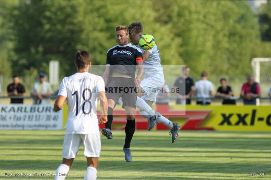 Calvin Gehret, Manuel Römlein, 17.07.2019, Bayernliga Nord, Würzburger FV, TSV Karlburg - Bild-ID: 2247088