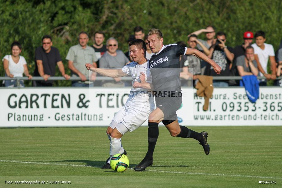 Marco Schiebel, Dennie Michel, 17.07.2019, Bayernliga Nord, Würzburger FV, TSV Karlburg - Bild-ID: 2247093