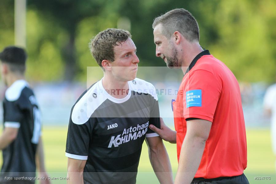 Johannes Hamper, Sebastian Fries, 17.07.2019, Bayernliga Nord, Würzburger FV, TSV Karlburg - Bild-ID: 2247175 Johannes Hamper, Sebastian Fries, 17.07.2019, Bayernliga Nord, Würzburger FV, TSV Karlburg - Bild-ID: 2247175