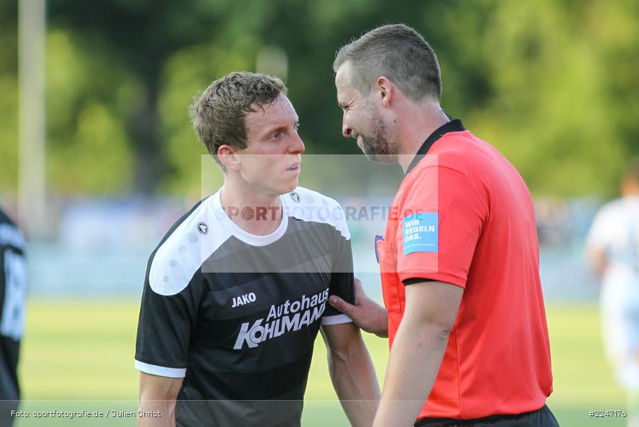 Johannes Hamper, Sebastian Fries, 17.07.2019, Bayernliga Nord, Würzburger FV, TSV Karlburg - Bild-ID: 2247176 Johannes Hamper, Sebastian Fries, 17.07.2019, Bayernliga Nord, Würzburger FV, TSV Karlburg - Bild-ID: 2247176