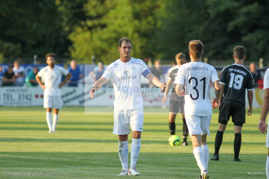 Tim Lorenz, Erik Schnell Kretschmer, 17.07.2019, Bayernliga Nord, Würzburger FV, TSV Karlburg - Bild-ID: 2247191