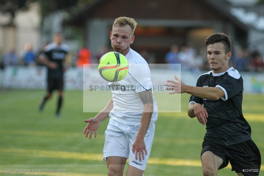 Paul Karle, Kevin Röckert, 17.07.2019, Bayernliga Nord, Würzburger FV, TSV Karlburg - Bild-ID: 2247202