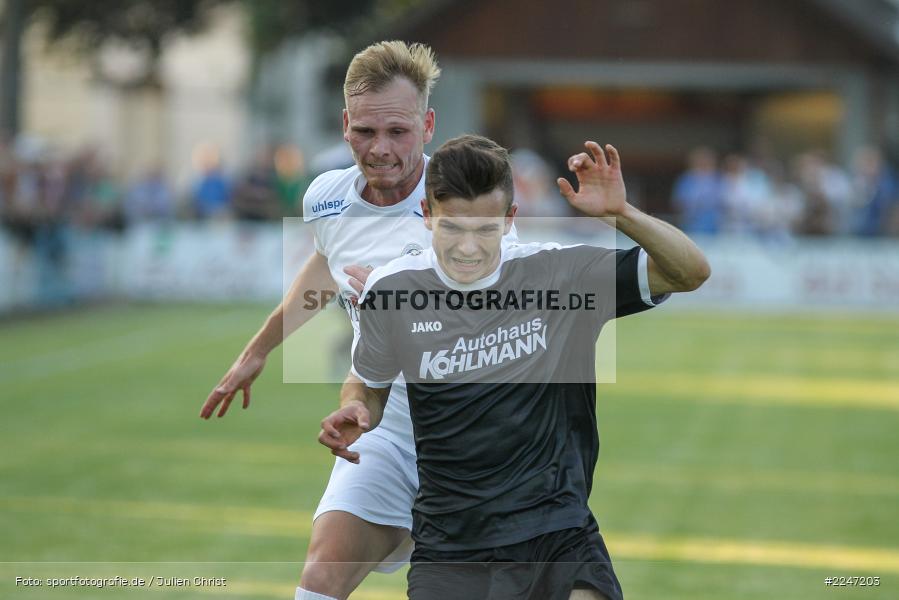 Paul Karle, Kevin Röckert, 17.07.2019, Bayernliga Nord, Würzburger FV, TSV Karlburg - Bild-ID: 2247203 Paul Karle, Kevin Röckert, 17.07.2019, Bayernliga Nord, Würzburger FV, TSV Karlburg - Bild-ID: 2247203