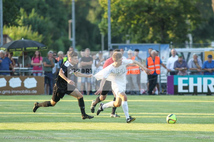 Erik Schnell Kretschmer, Jan Wabnitz, 17.07.2019, Bayernliga Nord, Würzburger FV, TSV Karlburg - Bild-ID: 2247205