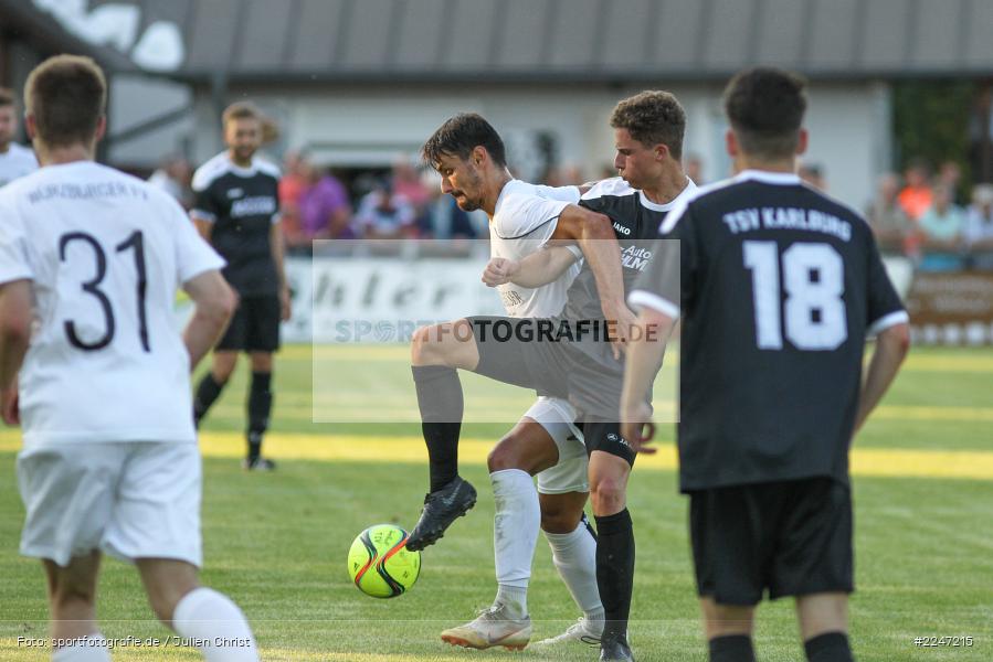 Lukas Imgrund, Christian Dan, 17.07.2019, Bayernliga Nord, Würzburger FV, TSV Karlburg - Bild-ID: 2247215 Lukas Imgrund, Christian Dan, 17.07.2019, Bayernliga Nord, Würzburger FV, TSV Karlburg - Bild-ID: 2247215