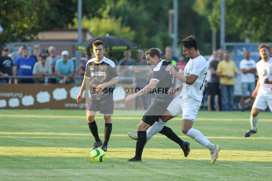 Sebastian Fries, Christian Dan, 17.07.2019, Bayernliga Nord, Würzburger FV, TSV Karlburg - Bild-ID: 2247220 Sebastian Fries, Christian Dan, 17.07.2019, Bayernliga Nord, Würzburger FV, TSV Karlburg - Bild-ID: 2247220