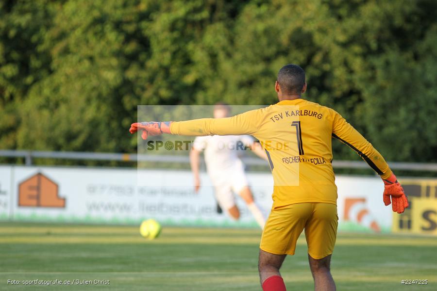 Marvin Fischer-Vallecilla, 17.07.2019, Bayernliga Nord, Würzburger FV, TSV Karlburg - Bild-ID: 2247225 Marvin Fischer-Vallecilla, 17.07.2019, Bayernliga Nord, Würzburger FV, TSV Karlburg - Bild-ID: 2247225