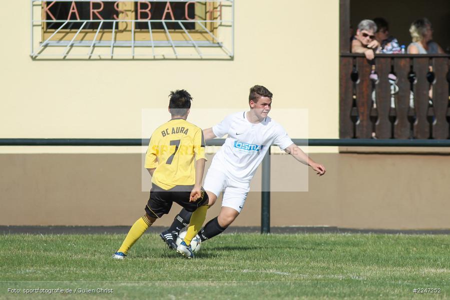 Khemmachat Hofmann, Benedict Schulte, Toto Pokal, 21.07.2019, BSC Aura, FC Karsbach - Bild-ID: 2247252