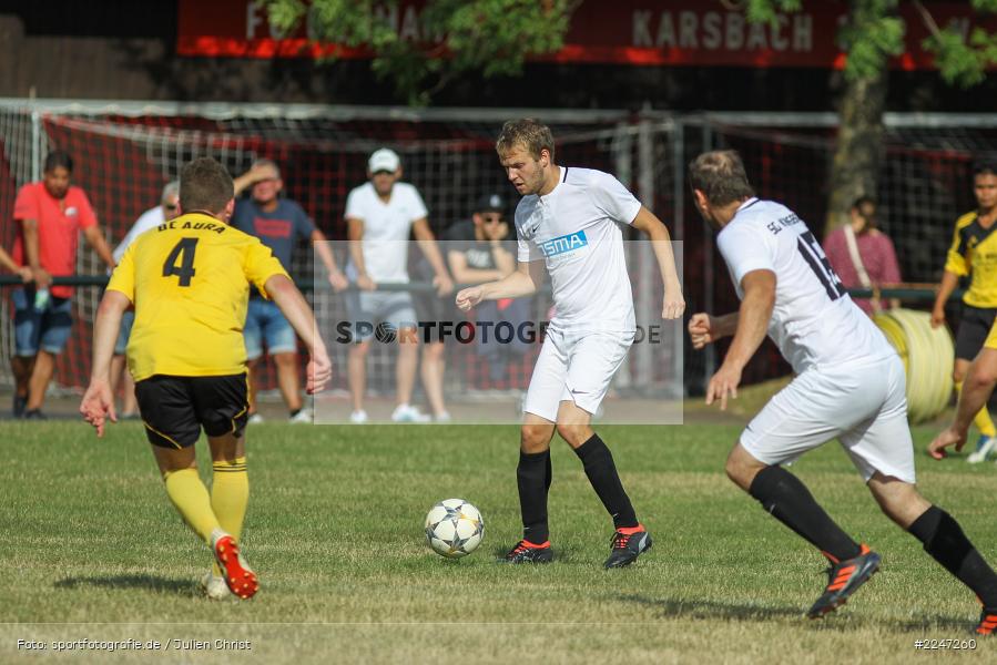 Michael Brust, Nikolai Amthor, Toto Pokal, 21.07.2019, BSC Aura, FC Karsbach - Bild-ID: 2247260