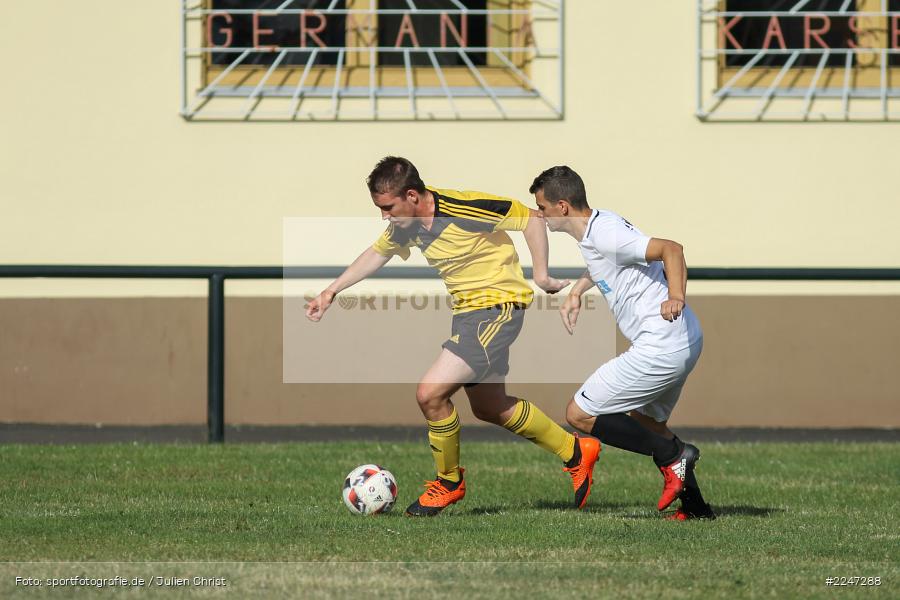 Benedikt Rohs, Yannick Wolf, Toto Pokal, 21.07.2019, BSC Aura, FC Karsbach - Bild-ID: 2247288