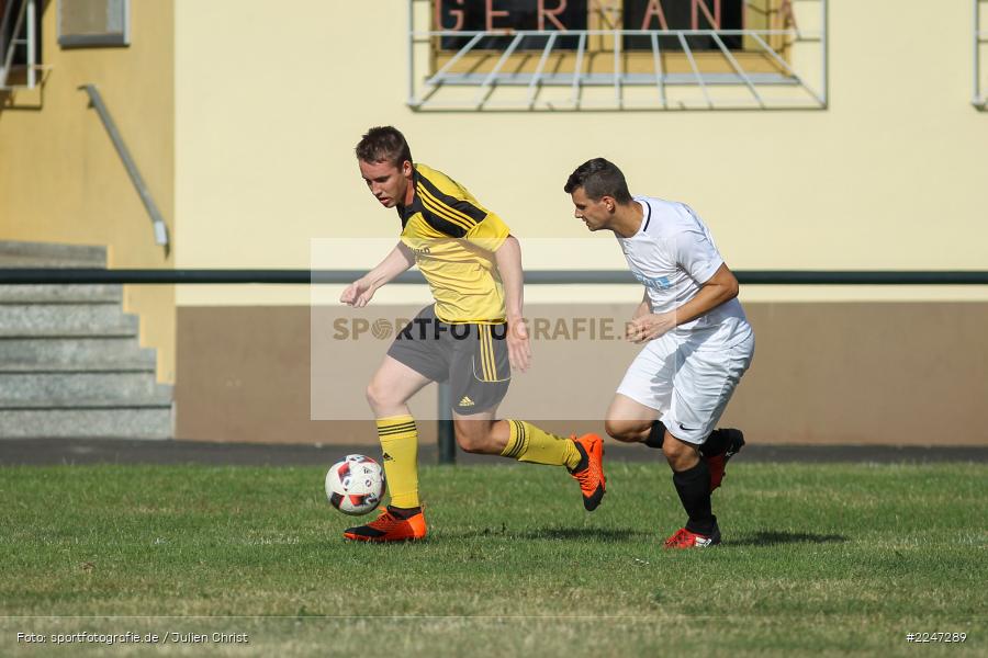 Benedikt Rohs, Yannick Wolf, Toto Pokal, 21.07.2019, BSC Aura, FC Karsbach - Bild-ID: 2247289