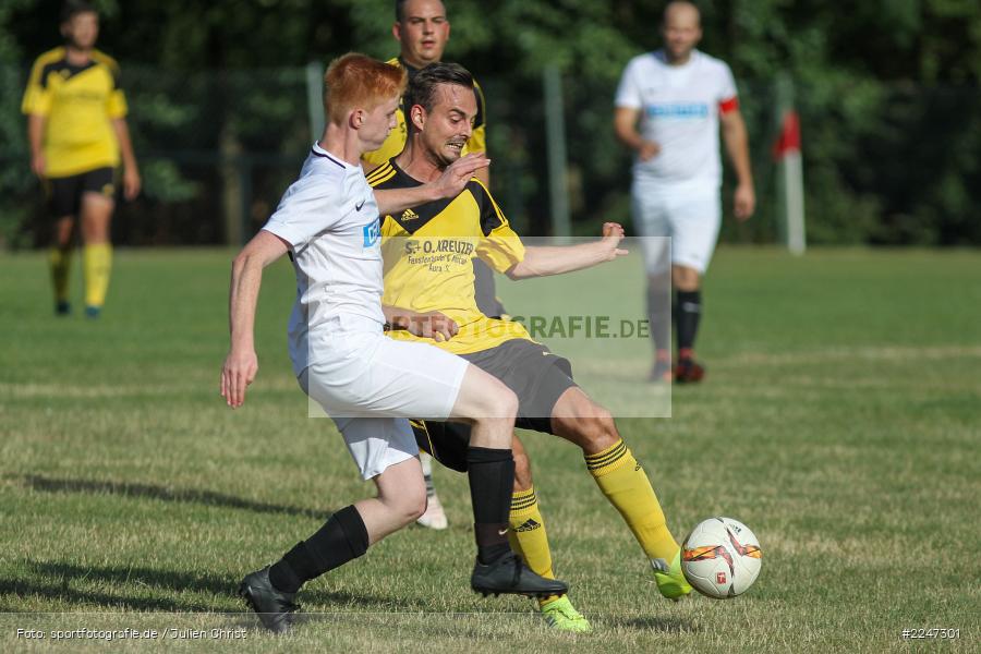 David Pahls, Jannik Schneider, Toto Pokal, 21.07.2019, BSC Aura, FC Karsbach - Bild-ID: 2247301