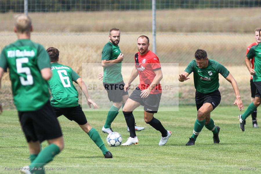 Dennis Kuhmann, Benedikt Strohmenger, 28.07.2019, Bezirksliga Unterfranken West, SSV Kitzingen, TSV Retzbach - Bild-ID: 2248903
