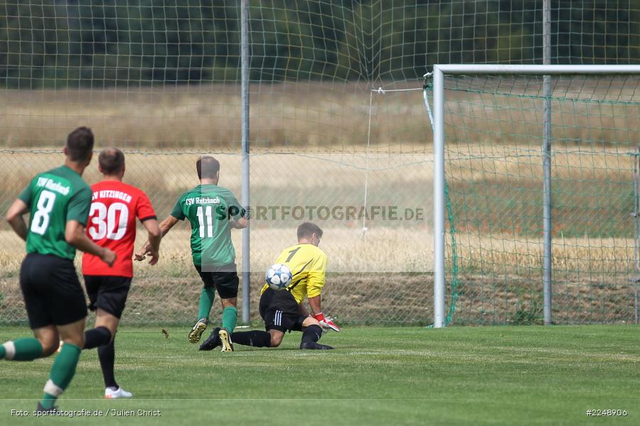 Mathis Kempf, William Vielwerth, 28.07.2019, Bezirksliga Unterfranken West, SSV Kitzingen, TSV Retzbach - Bild-ID: 2248906
