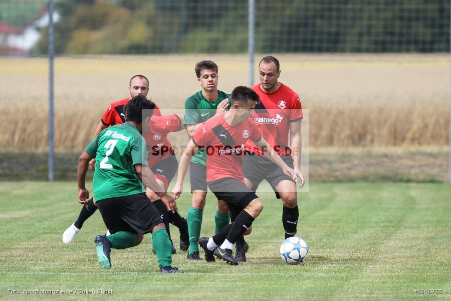 Florian Rumpel, Dominik Hehrlein, 28.07.2019, Bezirksliga Unterfranken West, SSV Kitzingen, TSV Retzbach - Bild-ID: 2248933