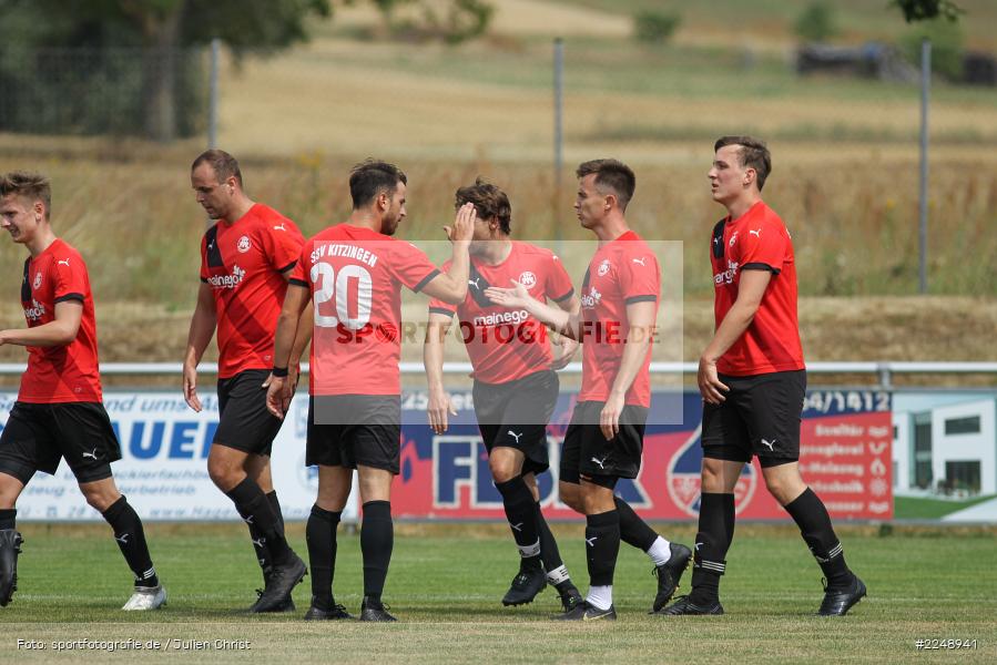 Florian Rumpel, Johannes Speda, 28.07.2019, Bezirksliga Unterfranken West, SSV Kitzingen, TSV Retzbach - Bild-ID: 2248941