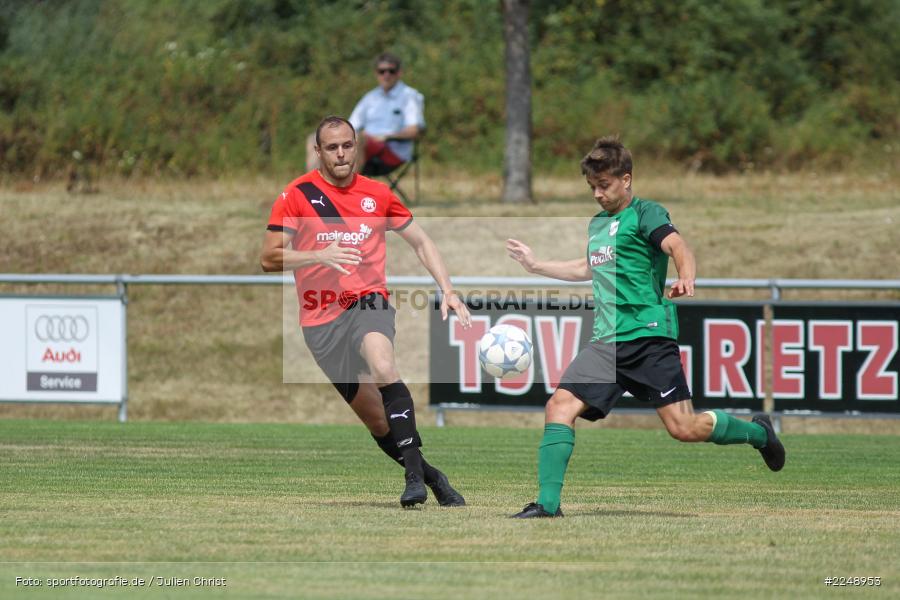 Dominik Hehrlein, 28.07.2019, Bezirksliga Unterfranken West, SSV Kitzingen, TSV Retzbach - Bild-ID: 2248953