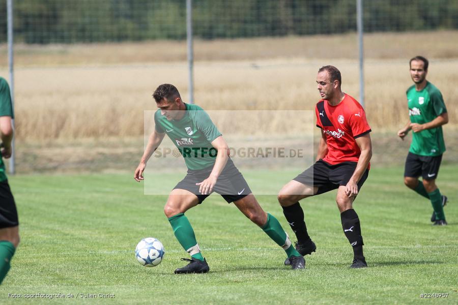 Steffen Metz, Benedikt Strohmenger, 28.07.2019, Bezirksliga Unterfranken West, SSV Kitzingen, TSV Retzbach - Bild-ID: 2248957