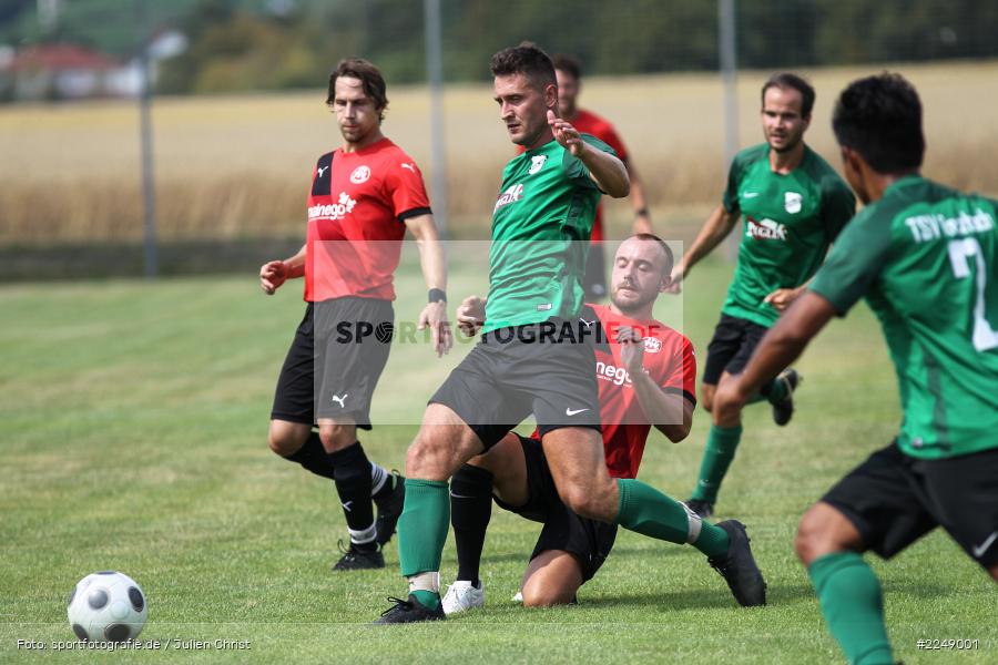 Benedikt Strohmenger, Dennis Kuhmann, 28.07.2019, Bezirksliga Unterfranken West, SSV Kitzingen, TSV Retzbach - Bild-ID: 2249001
